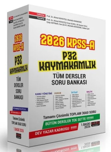 Savaş Yayınları 2026 KPSS A P32 Kaymakamlık Tüm Dersler Soru Bankası