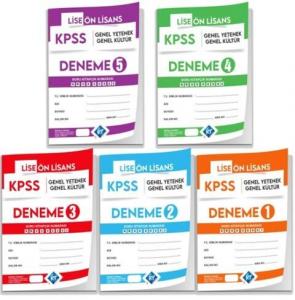 KR Akademi 2024 KPSS Lise Önlisans Genel Yetenek Genel Kültür 5'li Deneme