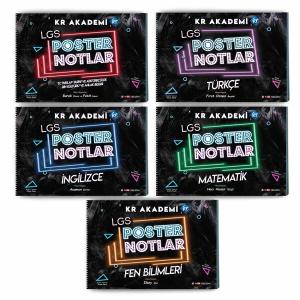 KR Akademi Yayınları LGS Poster Notlar Seti (5'li)