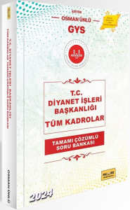 Makro Kitap 2024 T.C. Diyanet İşleri Başkanlığı GYS Tüm Kadrolar Çözümlü Soru Bankası