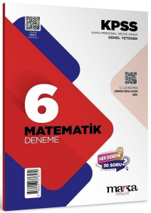 Marka Yayınları KPSS Matematik 6x30 Deneme Video Çözümlü
