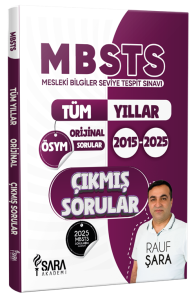 KELEPİR Şara Akademi 2026 MBSTS Çıkmış Sorular Tüm Yıllar