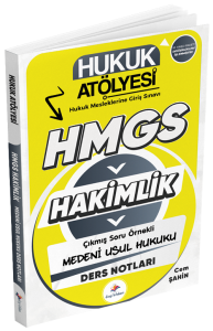 Dizgi Kitap Hukuk Atölyesi HMGS Hakimlik Medeni Usul Hukuku Ders Notları