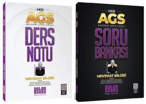 Retro Yayıncılık MEB AGS Mevzuat Bilgisi Ders Notu ve Soru Bankası 2'li Set