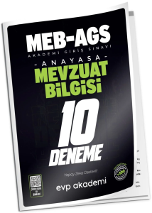 EVP Akademi 2025 MEB-AGS Mevzuat Bilgisi 10 Deneme Çözümlü