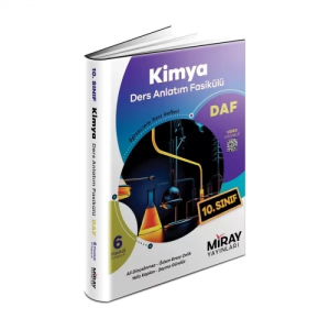 SÜPER FİYAT 10. Sınıf Kimya DAF Ders Anlatım Fasikülü Miray Yayınları