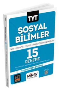 Miray Yayınları TYT Sosyal Bilimler 15 Deneme