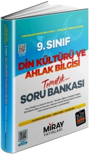 Miray Yayınları 9. Sınıf Din Kültürü ve Ahlak Bilgisi Tematik Konu Özetli Soru Bankası