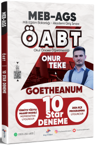Dizgi Kitap Yayınları 2026 ÖABT MEB-AGS Okul Öncesi Öğretmenliği GOETHEANUM Star 10 Deneme Çözümlü