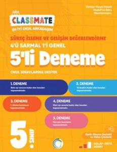Okyanus Yayınları 5. Sınıf Classmate Süreç İzleme ve Gelişim Değerlendirme 5'li Deneme