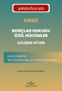 Aristohocam HMGS - Borçlar Hukuku Özel Hükümler Çalışma Kitabı