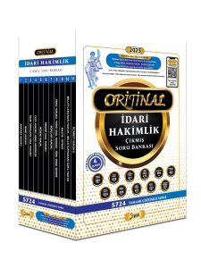 Yetki Yayınları 2025 İdari Hakimlik Orijinal Çıkmış Soru Bankası Seti