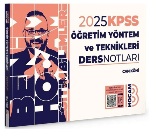 Benim Hocam Yayınları 2025 KPSS Eğitim Bilimleri Öğretim Yöntem ve Teknikleri Ders Notları