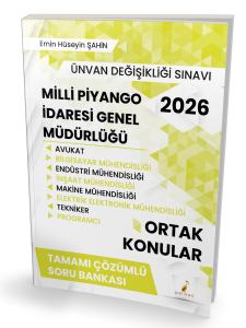 ÜDS 2026 Ünvan Değişikliği Sınavı Milli Piyango İdaresi Genel Müdürlüğü Ortak Konular Tamamı Çözümlü Soru Bankası