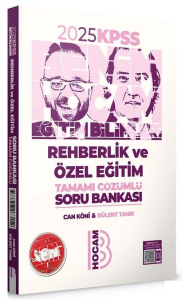 Benim Hocam Yayınları 2025 KPSS Eğitim Bilimleri Rehberlik Ve Özel Eğitim Tamamı Çözümlü Soru Bankası