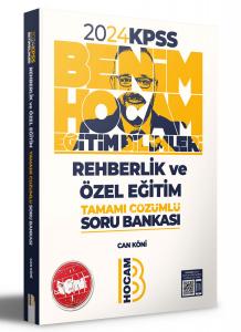 Benim Hocam Yayınları 2024 KPSS Eğitim Bilimleri Rehberlik ve Özel Eğitim Tamamı Çözümlü Soru Bankası