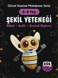 Dahi Olacak Çocuk 8-9 Yaş Şekil Yeteneği Görsel Uzamsal Muhakeme Serisi