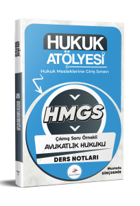 Dizgi Kitap Yayınları 2026 Hukuk Atölyesi HMGS Çıkmış Soru Örnekli Avukatlık Kanunu Ders Notları