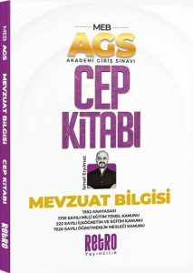 Retro Yayıncılık 2026 MEB AGS Mevzuat Bilgisi Cep Kitabı