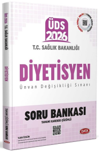Data Yayınları 2026 T.C. Sağlık Bakanlığı ÜDS Diyetisyen Soru Bankası (Tamamı Karekod Çözümlü)
