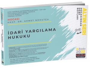 İdari Yargılama Hukuku Hocasından Ders Notları
