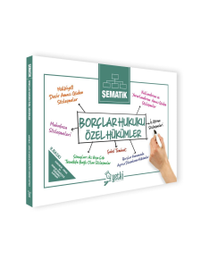 Yetki Yayınları 2026 Şematik Borçlar Hukuku Özel Hükümler