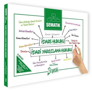 Yetki Yayınları 2026 Şematik İdare Hukuku İdari Yargılama Hukuku