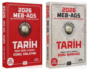 CBA Yayınları 2026 MEB-AGS Tarihin Pusulası Konu Anlatımı ve Soru Bankası 2'li Set