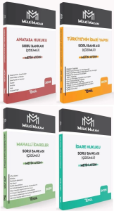 MÜLKİ MAKAM Kaymakamlık Soru Bankası Seti (4'lü)