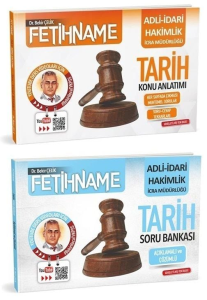 Bekir Çelik Adli İdari Hakimlik İcra Müdürlüğü FETİHNAME Tarih Konu ve Soru 2'li Set