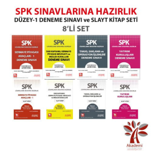 SPK Lisanslama Soru - Deneme - Slayt 8 li Set
