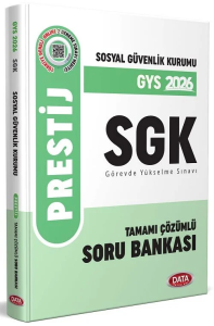 Data Yayınları 2026 Sosyal Güvenlik Kurumu SGK GYS Prestij Çözümlü Soru Bankası