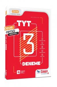 Sınav Yayınları TYT Tamamı Video Çözümlü 3 Deneme