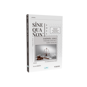 İlken Yayınları 2025 SİNE QUA NON HMGS Hakimlik Soru Bankası Çözümlü