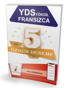 YDS YÖKDİL Fransızca  Dijital Çözümlü 5 Özgün Deneme Sınavı