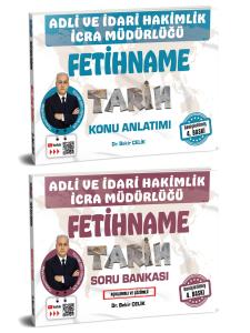 Adli İdari Hakimlik İcra Müdürlüğü FETİHNAME Tarih Konu Anlatımı Soru Bankası Seti