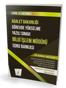 GYS Adalet Bakanlığı Görevde Yükselme Yazılı Sınavı Bilgi İşlem Müdürü Soru Bankası