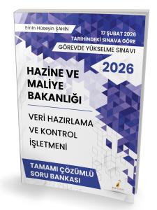 PelikanYayınları 2026 Hazine ve Maliye Bakanlığı Veri Hazırlama ve Kontrol İşletmeni Tamamı Çözümlü Soru Bankası