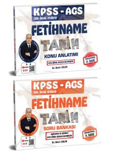 KPSS AGS FETİHNAME Tarih Konu Anlatımı Soru Bankası Seti