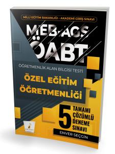 MEB-AGS ÖABT Özel Eğitim Öğretmenliği Tamamı Çözümlü 5 Deneme Sınavı