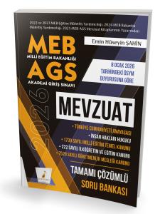 2026 MEB - AGS Hazırlık Mevzuat Tamamı Çözümlü Soru Bankası