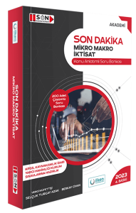 İlken Yayınları 2023 KPSS A Grubu Kaymakamlık Hakimlik Mikro Makro İktisat Son Dakika Konu Anlatımlı Soru Bankası