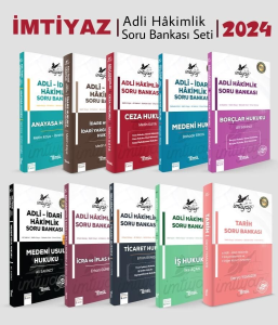 Temsil Yayınları 2024 İmtiyaz Adli Hâkimlik Soru Bankası 10'lu Set