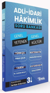 Adli İdari Hakimlik Genel Yetenek Genel Kültür Soru Bankası