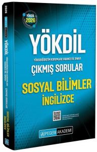 Pegem Yayınları 2026 YÖKDİL Sosyal Bilimler İngilizce Çıkmış Sorular