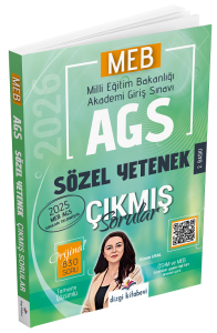 Dizgi Kitap Yayınları 2026 MEB-AGS Sözel Yetenek Çıkmış Sorular Çözümlü