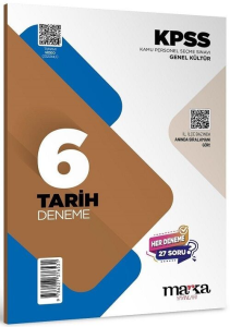 Marka Yayınları 2026 KPSS Tarih 6 Deneme Çözümlü