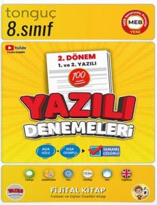 Tonguç Akademi 8. Sınıf Yazılı Denemeleri 2. Dönem 1 ve 2. Yazılı