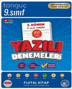 Tonguç Akademi 9. Sınıf Yazılı Denemeleri 2. Dönem 1 ve 2. Yazılı