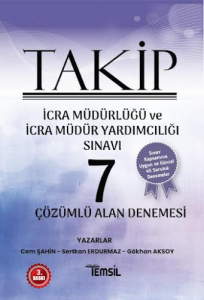 Takip İcra Müdürlüğü ve Müdür Yardımcılığı Sınavı 7 Çözümlü Alan Denemesi